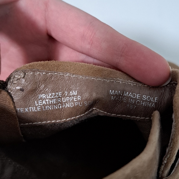 Steve Madden PRIZZZE Suede Ankle Boots – Women’s Size 7.5 (Light Brown) - Picture 5 of 15